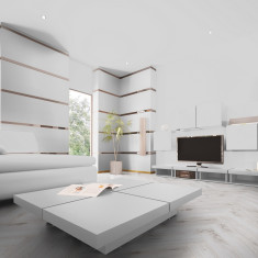 Ламінат Herringbone - 3516 - Milenium Oak White