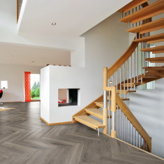 Ламінат Herringbone - 3860 - Eiche geolt dunkel braun