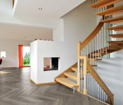 Ламинат Herringbone - 3860 - Eiche geolt dunkel braun