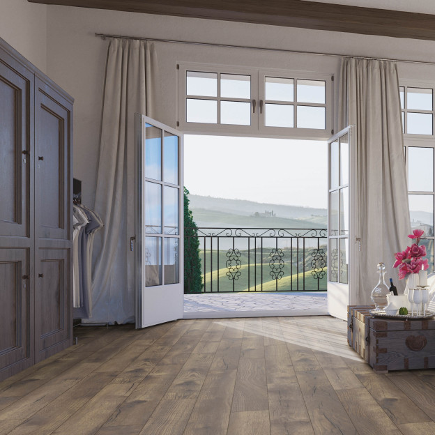 Ламинат My Floor - M1221 - Villa Петерсон Дуб Темный Ламинат My Floor - M1221 - Villa Петерсон Дуб Темный